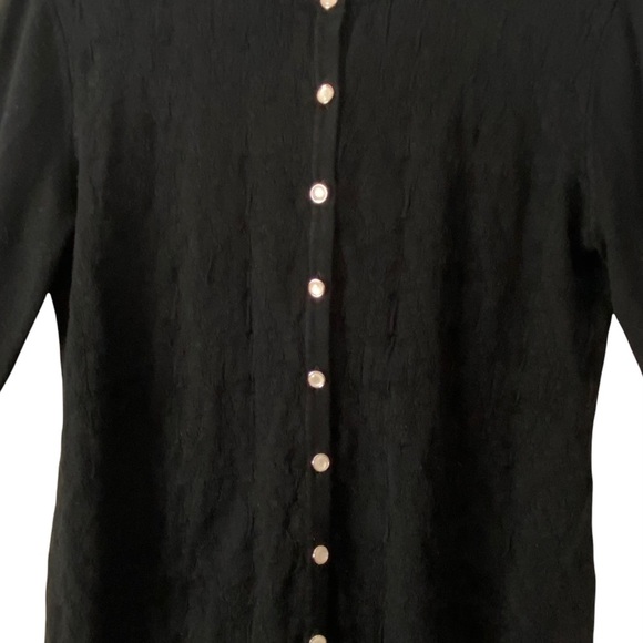 Select + Trend Women’s 9 Button Front Long Sleeve Sweater Size Medium. - Picture 5 of 8